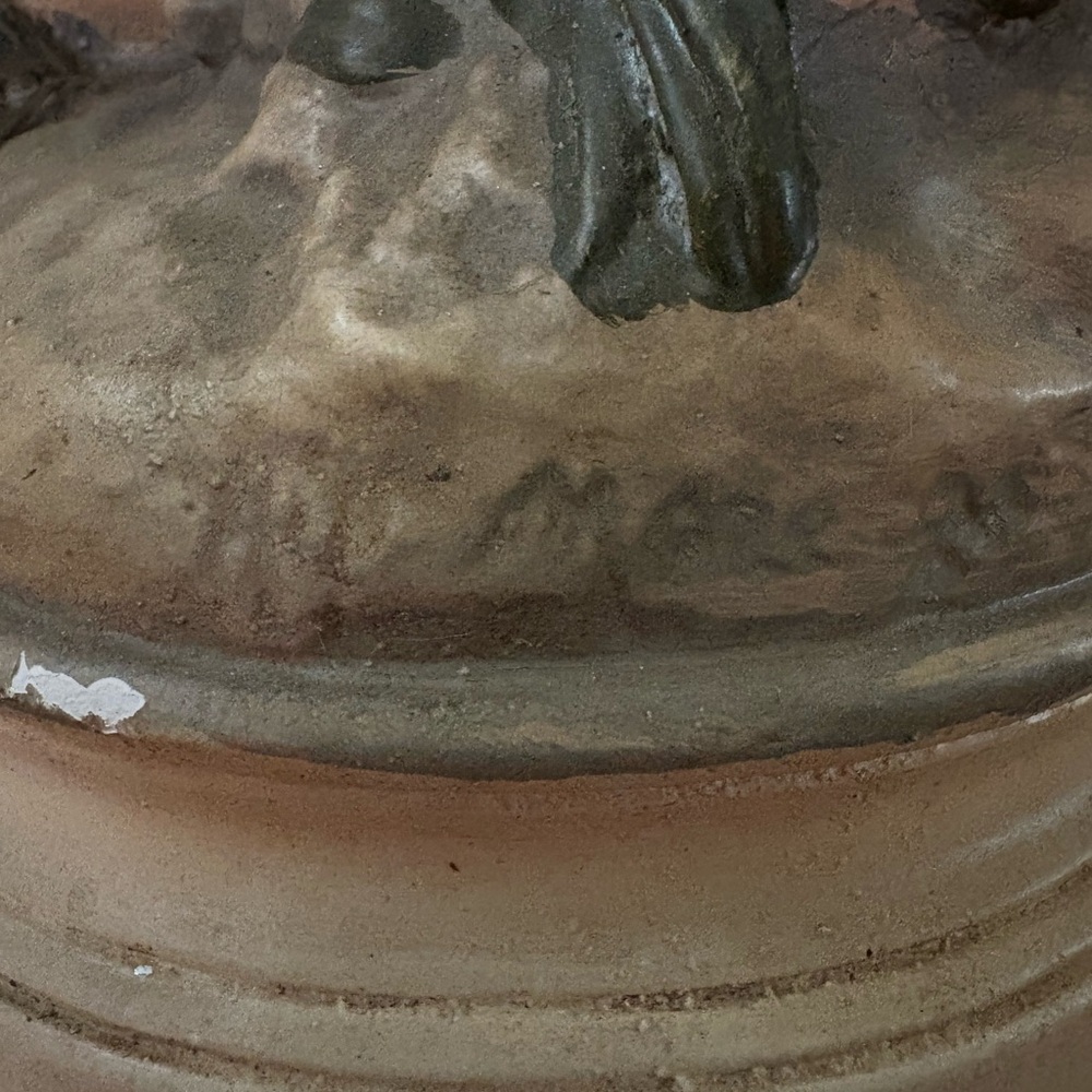 August Moreau spelter lamp turn of century - Picture 9 of 12